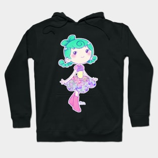 Cute Kawaii Princess Crystal Barbie Video Game Hero Anime Fan Art Hoodie